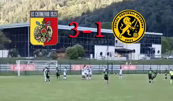 Catanzaro–Social Football Academy 3-1: Pompetti, Biasci e Iemmello firmano il successo in amichevole