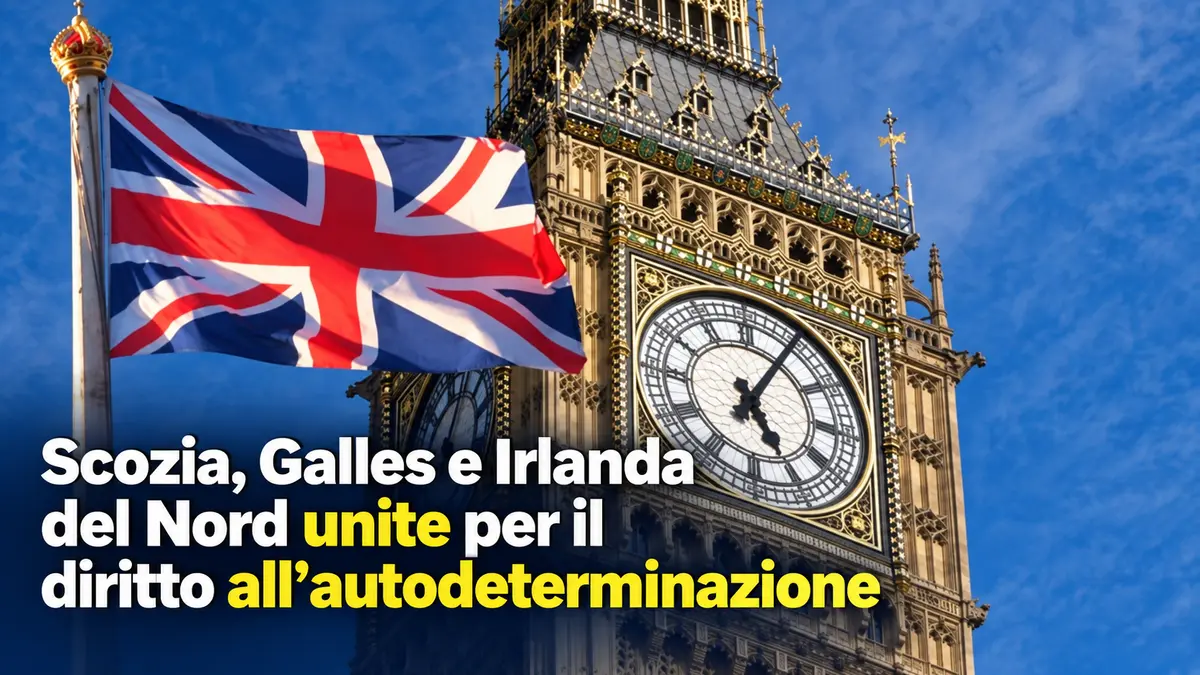 Scozia Galles e Irlanda del Nord unite per il diritto allautodeterminazione