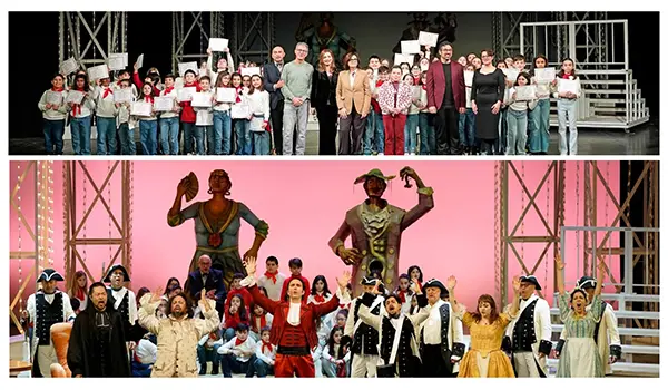 Il Teatro Politeama di Catanzaro porta la lirica a scuola: il coro dei bambini sul palco per “Il barbiere di Siviglia”