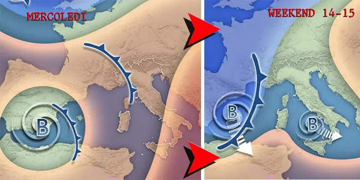Meteo Italia: due fronti in arrivo tra martedì e giovedì, piogge e neve sulle Alpi. Ecco cosa aspettarsi