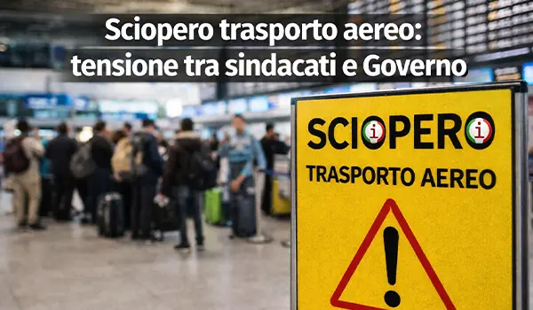 Sciopero trasporto aereo 26 febbraio e 7 marzo: sindacati confermano le agitazioni, tensione con il Governo