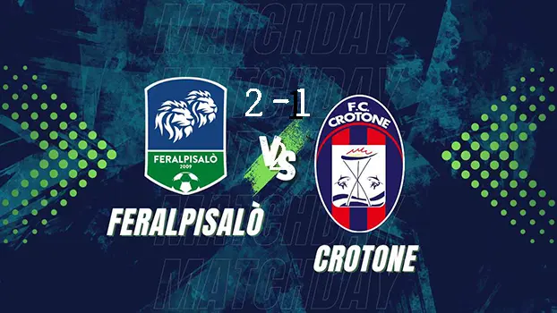 Playoff. Feralpisalò - Crotone 2-1: spettacolo e tensione al "Turina", il Crotone passa il turno