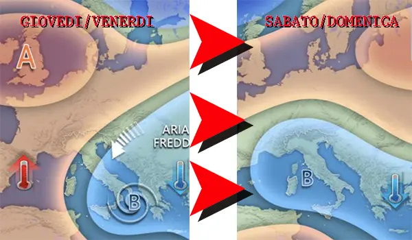 Meteo Italia fino al 22 marzo: instabilità al Sud, neve in montagna e weekend tra schiarite e locali piogge