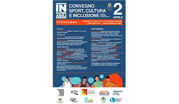 A Floridia il convegno “Sport, cultura e inclusione” con l’attore Enrico Lo verso e una rappresentanza del Siracusa calcio