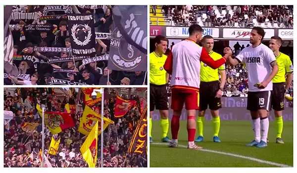 Cesena-Catanzaro 3-1. Una magia di Liberali, poi il sorpasso ad opera di Cerri, Piacentini e Berti.