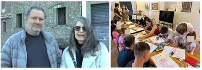 In Ciociaria i bambini ricordano il pittore futurista Arturo Ciacelli