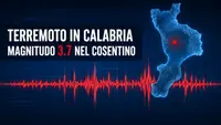 Terremoto in Calabria, magnitudo 3.7 tra Castiglione Cosentino e Cosenza