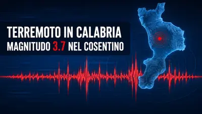 Terremoto in Calabria, magnitudo 3.7 tra Castiglione Cosentino e Cosenza