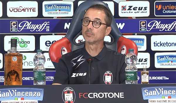 Playoff Serie C, Longo carica il Crotone: “Contro la Feralpisalò servirà testa e cuore” (Video)