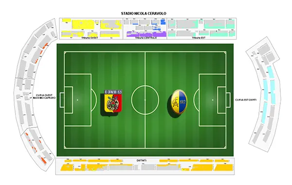 Catanzaro vs Modena: programmata la prevendita per l'8ª giornata di Serie B