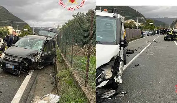 Incidente stradale a Lamezia Terme, giovane ferita estratta dalle lamiere al Bivio Bagni