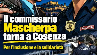 Il commissario Mascherpa torna a Cosenza per l'inclusione e la solidarietà