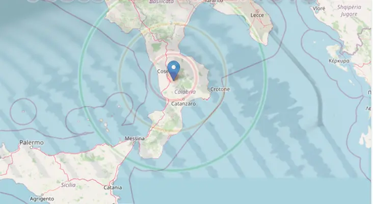 La Calabria Trema. Terremoto in provincia di Cosenza: scossa di magnitudo 4.2 a Mangone