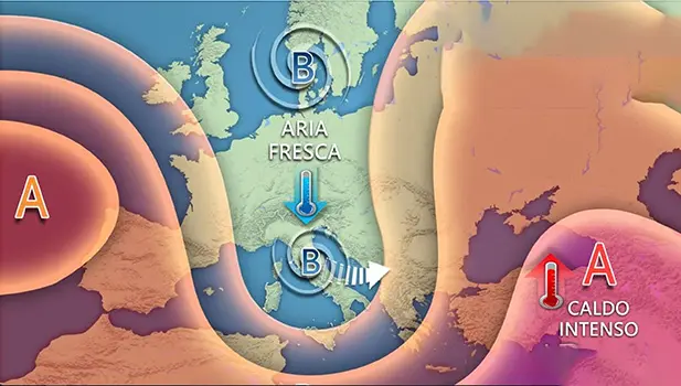 Fine del caldo estremo: in arrivo temporali, piogge e un calo delle temperature