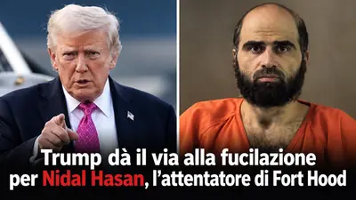 Trump dà il via alla fucilazione per Nidal Hasan, l'attentatore di Fort Hood