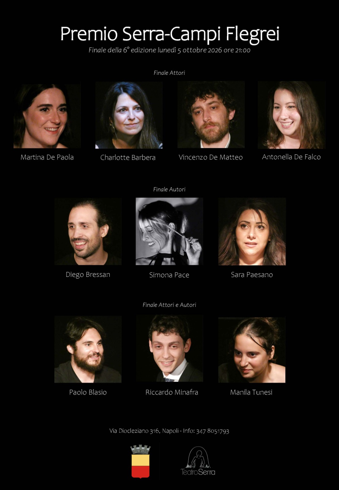 Premio “Serra-Campi Flegrei”: i finalisti di ottobre 