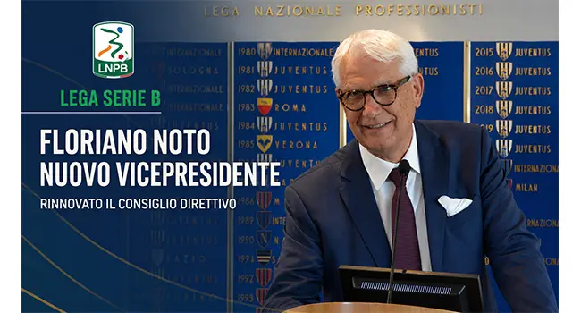 Floriano Noto eletto vicepresidente della Lega Serie B