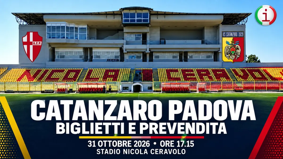 Catanzaro Padova al Ceravolo come acquistare i biglietti e quanto costano