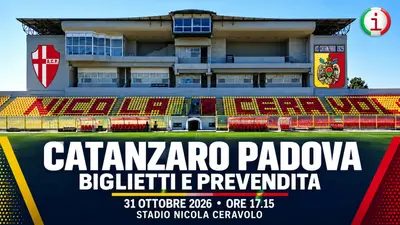 Catanzaro Padova al Ceravolo come acquistare i biglietti e quanto costano