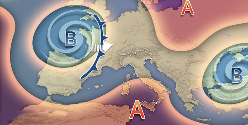 Weekend meteo: breve pausa di sole, maltempo domenica i dettagli