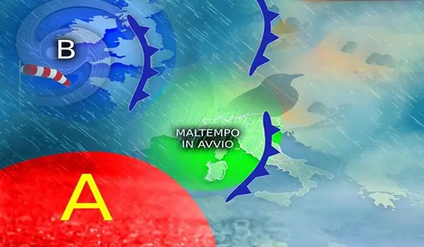 Previsioni Meteo: ciclone in arrivo, pioggia, vento e neve attesi nei prossimi giorni. I dettagli