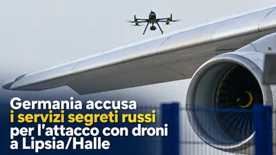 Germania accusa i servizi segreti russi per l'attacco con droni a Lipsia/Halle
