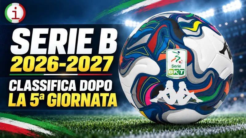 Serie B 2026-27, classifica dopo la quinta giornata: Palermo in vetta, Catanzaro penultimo