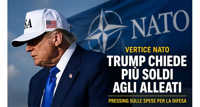 Trump al vertice Nato, pressing sugli alleati per aumentare la spesa militare. Tensione con l'Italia alla vigilia del summit