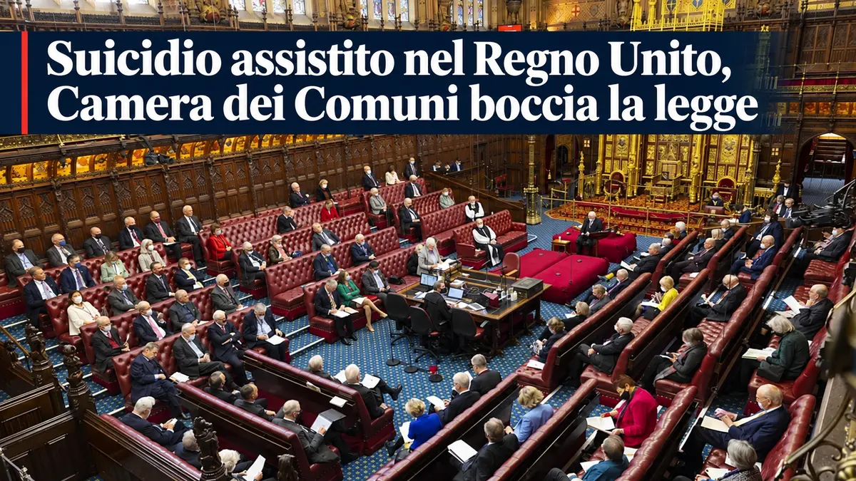 Suicidio assistito nel Regno Unito, Camera dei Comuni boccia la legge
