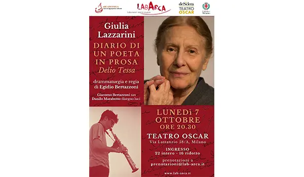 Giulia Lazzarini in "Diario di un poeta in prosa | Delio Tessa"