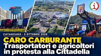 Caro carburante in Calabria, trasportatori e agricoltori in protesta alla Cittadella di Catanzaro