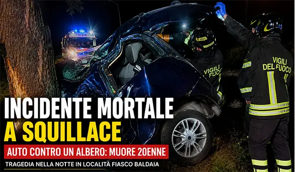 Incidente stradale mortale: muore il giovane Samuele Danieli, aveva 20 anni