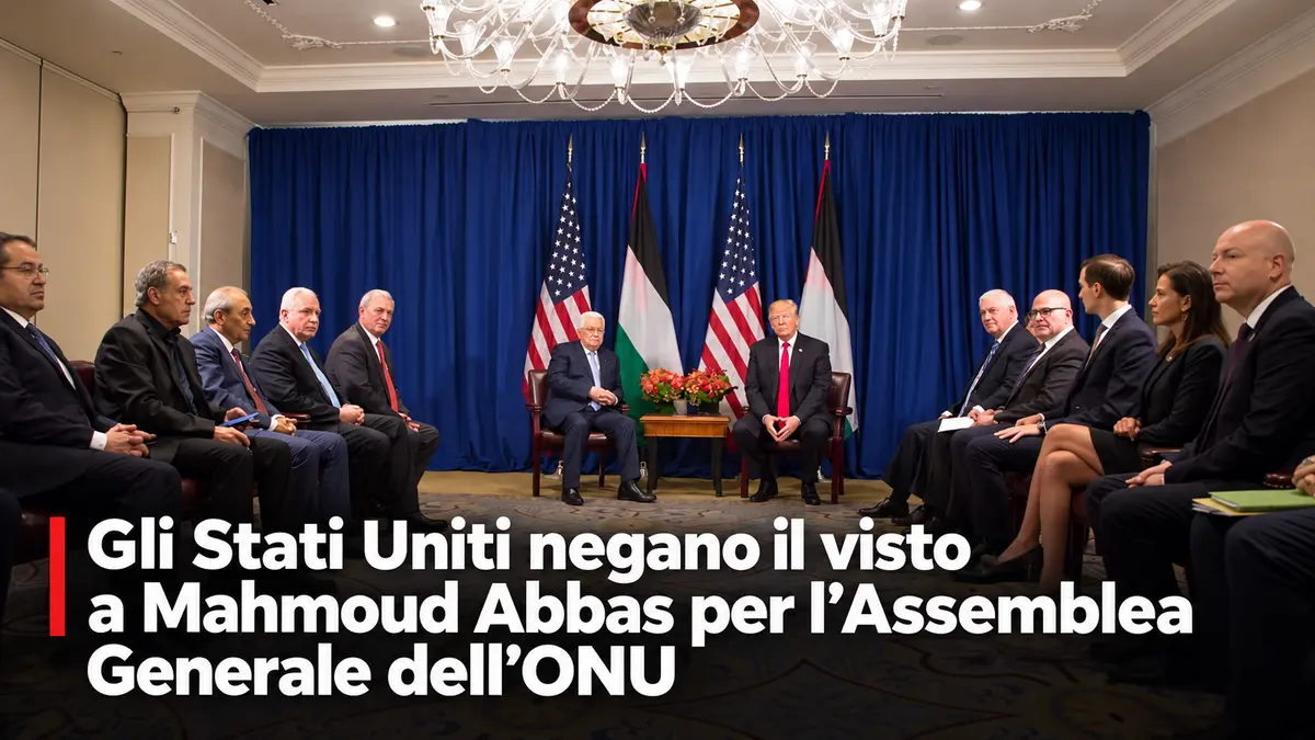 Gli Stati Uniti negano il visto a Mahmoud Abbas per l'Assemblea Generale dell'ONU