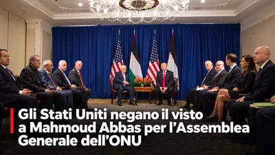 Gli Stati Uniti negano il visto a Mahmoud Abbas per l'Assemblea Generale dell'ONU