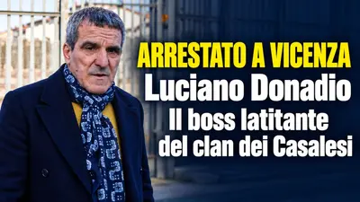 Arrestato a Vicenza il boss latitante Luciano Donadio del clan dei Casalesi