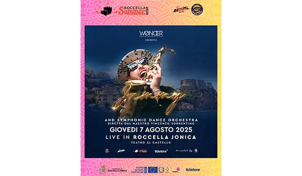Roccella Summer Festival 2025, il 7 agosto al Teatro al Castello arriva il più amato sassofonista al mondo, Jimmy Sax