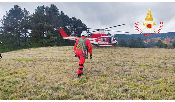 Camigliatello Silano – VVF ritrovano escursionista disperso nei boschi