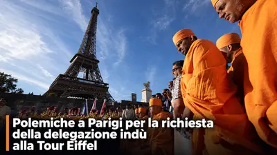 Polemiche a Parigi per la richiesta della delegazione indù alla Tour Eiffel