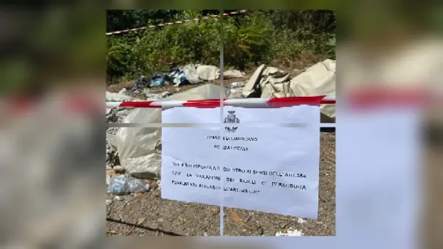 Gimigliano, sequestrata area per gestione illecita di rifiuti: denunciato il responsabile