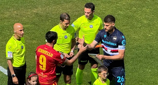 Catanzaro-Sampdoria 2-2: pari al Ceravolo, un punto a testa nella corsa salvezza e playoff