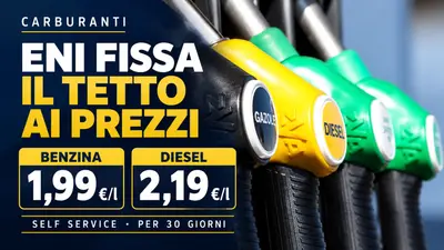 Carburanti, tetto ai prezzi nelle stazioni Enilive: code per benzina e diesel