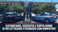 Catanzaro, eseguita l’espulsione di un cittadino straniero con rimpatrio