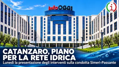 Catanzaro, lunedì la presentazione del piano per la rete idrica