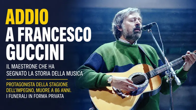 Addio a Francesco Guccini, si spegne il poeta della canzone d'autore italiana