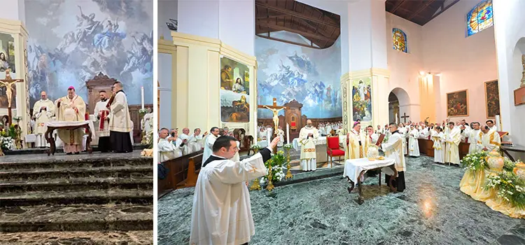 Messa Crismale e benedizione degli olii santi nella Concattedrale di Squillace