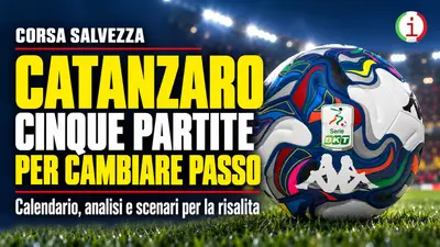 Catanzaro, cinque partite per cambiare passo e riaprire la corsa salvezza