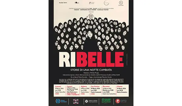 Dal Centro Antiviolenza al territorio, il teatro che diventa prevenzione : RIBELLE – Storie di una notte cambiata 