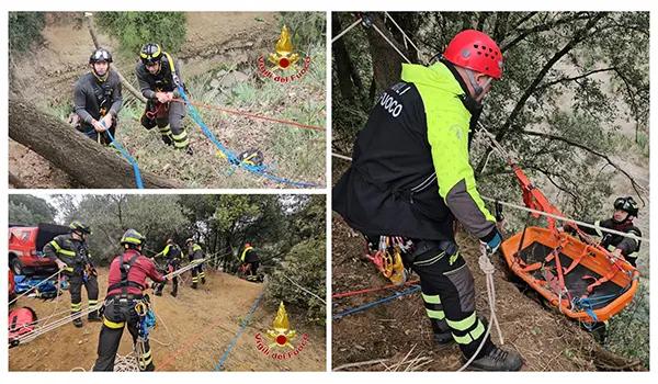 Esercitazione SAF nella Riserva del Vergari: Vvf in azione per sicurezza e biodiversità (Foto e Video)