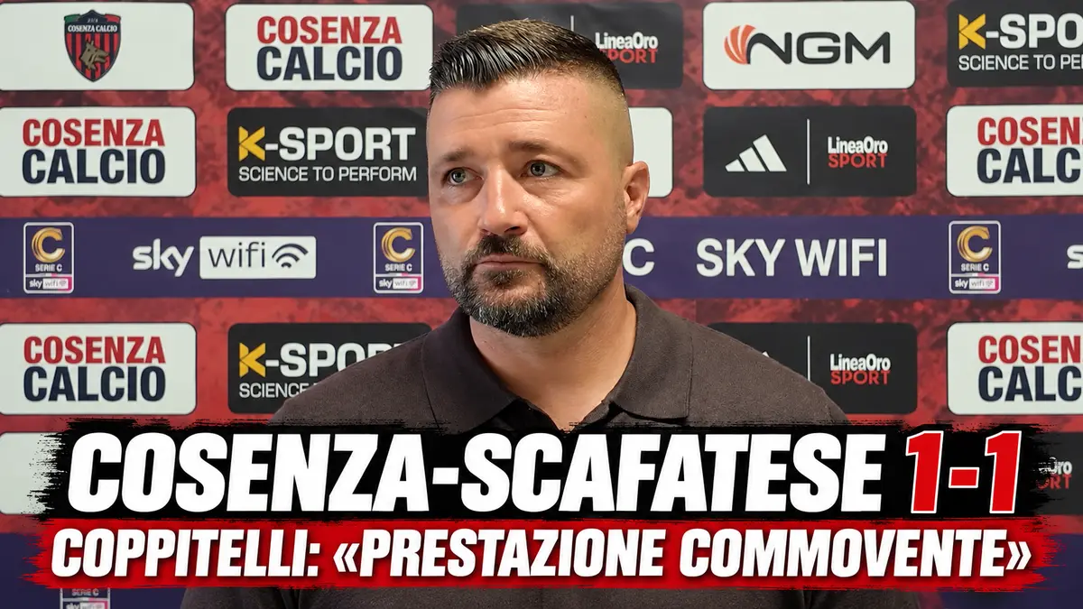 Cosenza Scafatese finisce 1-1 Coppitelli tra orgoglio e rammarico