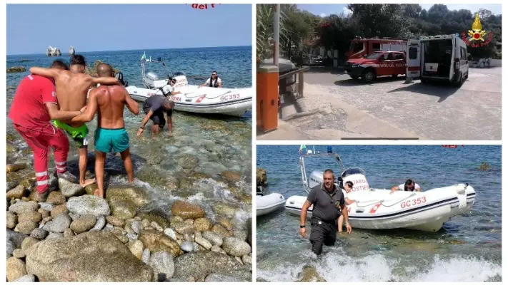 Vibo Valentia: pescatore ferito da fiocina soccorso dai Vvf.